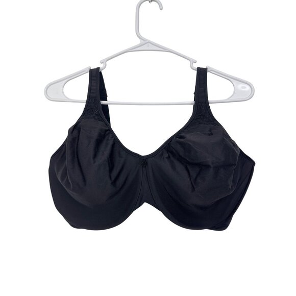 Bali Black Women SZ 36DDD Full Coverage Underwire Minimizer Bra - Picture 1 of 7